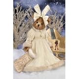 Lady Flurry Bearington Christmas Bear Large 16" Dressed Teddy Bear By Bearington