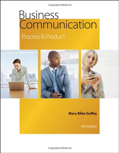 image of Business Communication: Process and Product