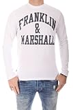 Franklin Marshall - Homme - Tee Shirts Manches Longues - Tsmc021jrls10 Blanc - -