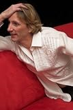 Helios High: Men's Long Sleeve White Clubbing Shirt, Linen-cotton Blend, with Embroidery, Details and Hand Stitching.