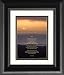 Framed Personalized Mom Gift with Poem: My Mother's Love. Ocean Sunset Photo, 8x10 Double Matted. Add Personalization for a Special Keepsake.