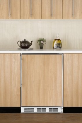 5.0 cu. ft. Under-Counter Frost-Free Commercial All-Freezer w/ Custom Panels & Adj. Thermostat (Stainless Steel Frame)