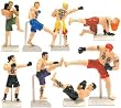 Fight Club Mini Figures Set of 8 Capsule Toys