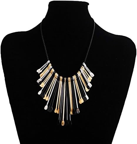 Kai White Orchid's Fashion Necklace Bib Statement Newest Design (Mixed Color)