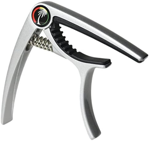 Steady1Groove Lightweight Guitar Capo with *Bonus 10 Pack of Medium Guitar Picks* - Aluminium Alloy Capo with Reinforced Spring for One Hand Application - Fits Acoustic & Electric Guitars, Junior Guitar, Mandolin, Banjo, and Most Stringed Instruments