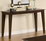Croc Sofa Table in Warm Brown