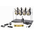 Califone International Cls721-4-03 4-Person Wireless Listening System - Yellow