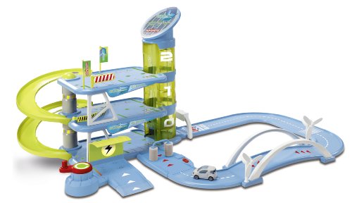 Majorette 212070060 - Eco Tech City, 3 piani, strada 2 m, inclusa dinamo per caricare diverse stazioni, 1 macchina, dimensioni ca. 102x71x48 cm Majorette 212070060 - Eco Tech City, 3 piani, strada 2 m, inclusa dinamo per caricare diverse stazioni, 1 macchina, dimensioni ca. 102x71x48 cm