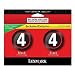 No. 4 Twin-Pack Ink Black