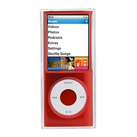 Transparent Clear Snap On Crystal Hard Cover Case for Apple Ipod Nano Chromatic 8GB 16GB 4G 4th Generation