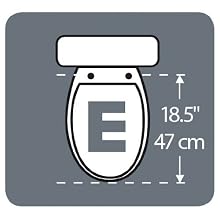 Mayfair 120C 000 Plastic Toilet Seat with Top-Tite Hinges, Elongated, White