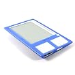MiniSuit Silicone Skin Case for Amazon Kindle with Adjustable Stand for Kindle 1st Gen Only (Blue)