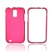 Rose Pink Rubberized Hard Plastic Case For T-Mobile Samsung Galaxy S2