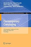 Contemporary Computing : 5th International Conference, IC3 2012, Noida, India, August 6-8, 2012, proceedings