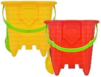 Castle-Shaped Beach Pails with Shovels, 6 (Set of Two)