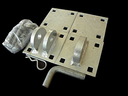 Dock Hardware DH-GLK Floating Dock Galvanized Link Kit - T-Connectors, Backer Plates, and Bolts