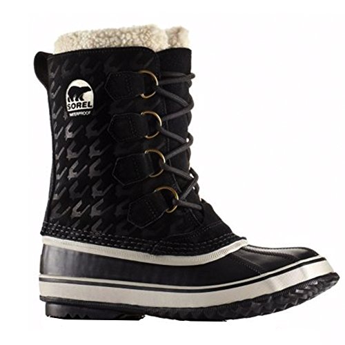 Sorel Women's 1964 Pac Graphic 15 Boot, Black/Natural, 7 M US
