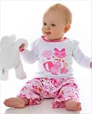 : Baby Lulu Kitty Parlor 2pc Set w/Silk Screen