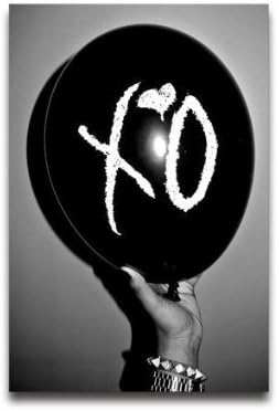 Decorative Posters 20 x 30 Inch The Weeknd XO Design Custom Photo Poster Prints Size 50*75 Cm Wall Sticker