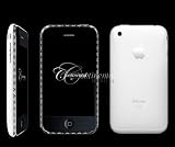 Continental Apple iPhone 3G Unlocked White 16GB VS1 Black & White Diamond Encrusted Luxury Mobile Phone