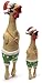 Outward Hound by Charming Pet Squawkers Holiday Earl Latex Rubber Chicken Interactive Dog Toy, Large