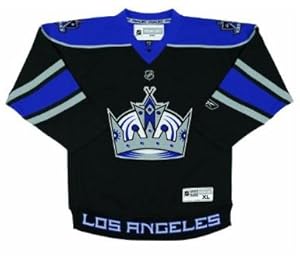 Los Angeles Kings NHL Hockey Youth Jersey Black/Purple (Youth L/XL)