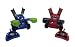 Cepia B2B Bots Crusher and Buzzsaw Robot in Red and Blue - 2 Pack