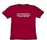 41xozd%2BVVLL. SL160  Power Of Hypnotism   Adult Cardinal S/S T Shirt For Men, Size: Medium