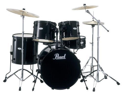 Pearl Forum FZH725/B31 Drum Kit, Jet Black