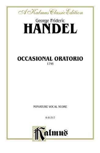 The Occasional Oratorio (Kalmus Edition)