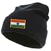 India Flag Country Embroidery Embroided Cap Hat Beanie