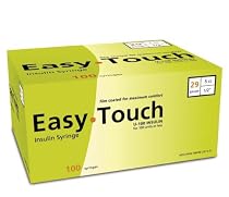 Easytouch Insulin Syringe 29 Gauge .5cc 1/2 (Box of 100)
