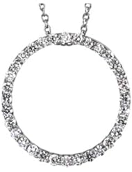 1/2 ct tw Platinum Diamond Pendant