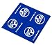FC Schalke 04 Servietten im 20-er Set. Servietten, 3-lagig mit einer Gr��e von 33 x 33 cm. Inhalt: 
20 St�ck