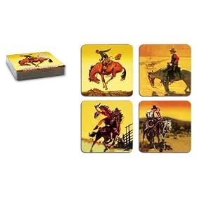 Click here to buy Cowboy Coasters - Western by Accoutrements.
