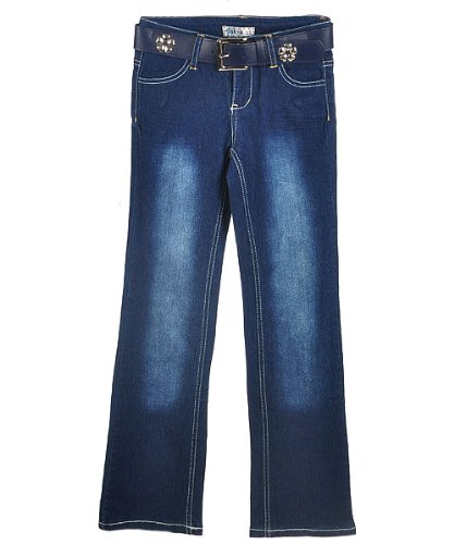 "Pink Kiss ""Jewel Flap"" Stretch Skinny Jeans (Sizes 7 - 16)" "Pink Kiss ""Jewel Flap"" Stretch Skinny Jeans (Sizes 7 - 16)"