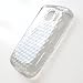 LG Optimus S LS670 (Sprint) Crystal Silicone Skin Case Transparent Diamonds