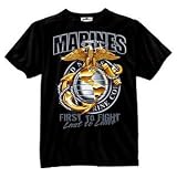 Black Ink Design - Marine Globe & Anchor T-Shirt