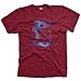 Erotic 70's Blue Foil Fine Jersey T-Shirt