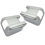 2 x Durable Triple Chrome Plated Finished Mirror Cover Trims Bottom For 2008-2012... by Astra Security