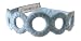 L. Erickson USA 100% Sand Washed Silk Wrapped Circles Headband-Atlantic