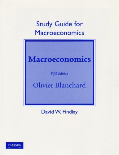 Study Guide for Macroeconomics