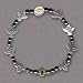 Confirmation Bracelet - Round Beads and Doves - IMPORTED FROM ITALY