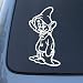DOPEY - Vinyl Decal Sticker #A1342 | Vinyl Color: White