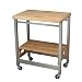 Oasis Concepts Stainless Steel/Wood Flip and Fold 36-Inch Height, Natural