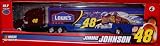 2007 Jimmie Johnson #48 Lowes 1/64 Scale Winners Circle Hauler Trailer Rig Semi