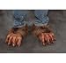 Werewolf Feet w/ Brown Fur Deluxe Adult Halloween Costume Accessory
