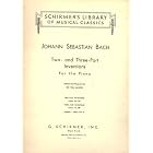 Buy Johann Sebastian Bach Two Part Inventions for the Piano (Volume 379) (Schirmer's Library... by johann sebastian bach