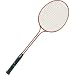 Champion Sports Double Steel Shaft Badminton Racket