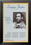 American Authors of the 20th Century - Langston Hughes Education Framed Art Poster Print, 13x19